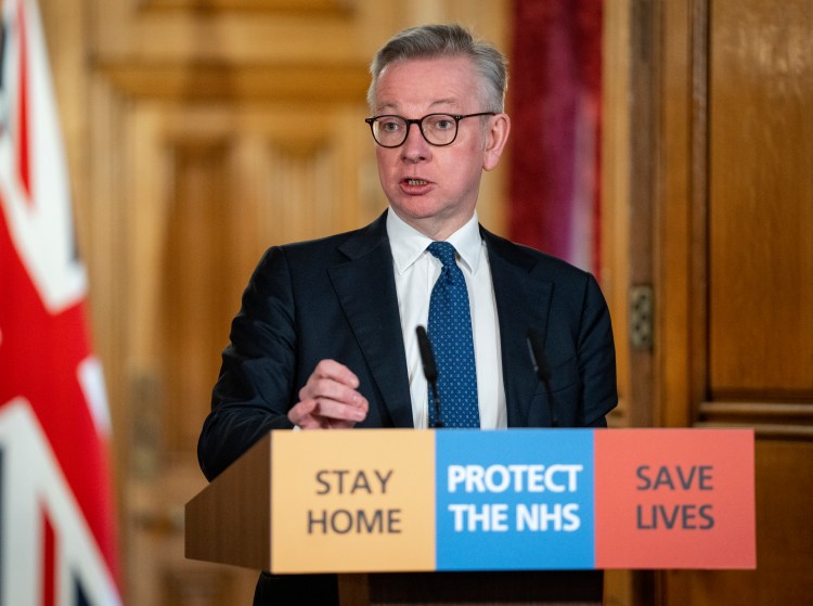 Michael Gove Covid-19 Presser 27/03